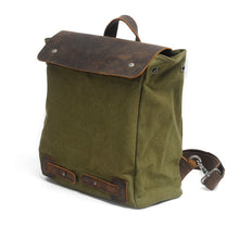 Charger l&#39;image dans la galerie, RAGNAR | Sac à dos en toile et cuir | 4 coloris
