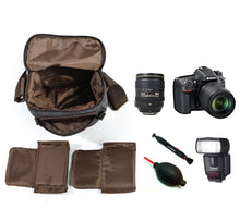 Cargar imagen en el visor de la galería, Mochila Bandolera para cámara de fotos Canon, Nikon, Sony, Olympus
