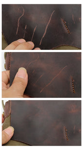 DAMASCO | Maleta de viaje militar de cuero y lona | 4 colores
