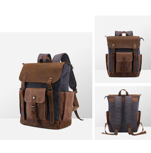 ITALY | Mochila de Cuero vintage | 4 colores