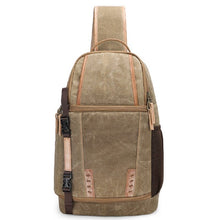 Cargar imagen en el visor de la galería, Picasso - Bolso de hombro cruzado de lona y cuero para cámara de fotos SLR - 3 colores
