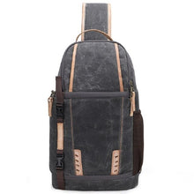 Cargar imagen en el visor de la galería, Picasso - Bolso de hombro cruzado de lona y cuero para cámara de fotos SLR - 3 colores
