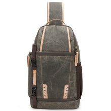 Cargar imagen en el visor de la galería, Picasso - Bolso de hombro cruzado de lona y cuero para cámara de fotos SLR - 3 colores
