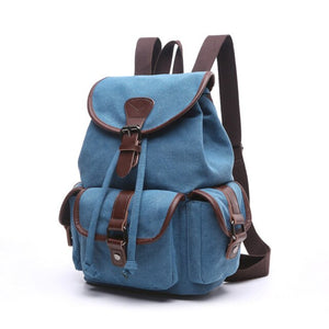 Strasbourg - Sac à dos scolaire en toile imperméable pour ordinateur portable - 5 couleurs