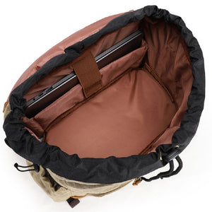 Sac à dos professionnel en cuir pour caméra photo et vidéo | Style décontracté