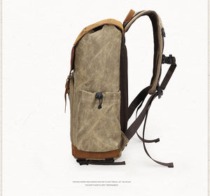 Sac à dos professionnel en cuir pour caméra photo et vidéo | Style décontracté