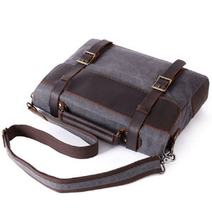 WASHINGTON | Sac pour ordinateur portable en cuir et toile | 4 couleurs