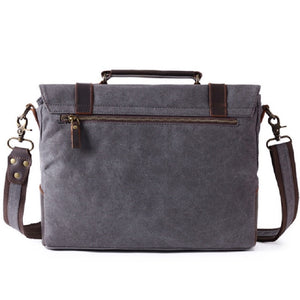 WASHINGTON | Sac pour ordinateur portable en cuir et toile | 4 couleurs