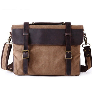 WASHINGTON | Sac pour ordinateur portable en cuir et toile | 4 couleurs