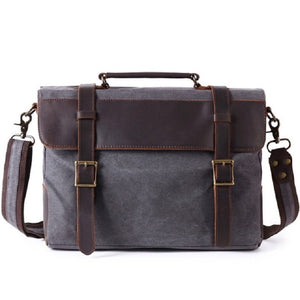 WASHINGTON | Sac pour ordinateur portable en cuir et toile | 4 couleurs