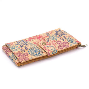 NAIMA | Portefeuille en liège naturel avec porte-cartes