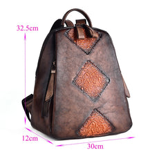 Cargar imagen en el visor de la galería, MALMO | Mochila Cuero Genuino | 4 colores
