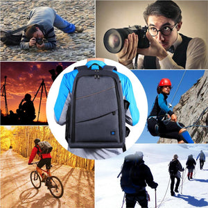 URBAN COLLECTION - MARSEILLE - Sac à dos pour appareil photo numérique avec chargeur externe Nikon, Canon