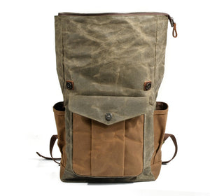 NOMAD | Sac à dos de voyage en cuir et toile cirée | 4 coloris