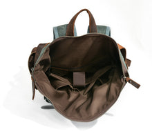 Charger l&#39;image dans la galerie, NOMAD | Sac à dos de voyage en cuir et toile cirée | 4 coloris
