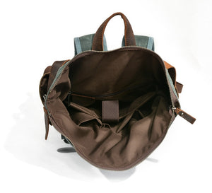 NOMAD | Sac à dos de voyage en cuir et toile cirée | 4 coloris