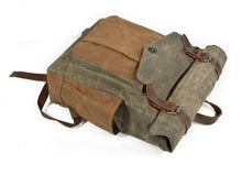 Charger l&#39;image dans la galerie, NOMAD | Sac à dos de voyage en cuir et toile cirée | 4 coloris
