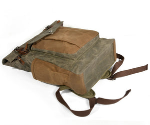 NOMAD | Sac à dos de voyage en cuir et toile cirée | 4 coloris