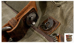 NOMAD | Sac à dos de voyage en cuir et toile cirée | 4 coloris