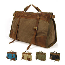 Cargar imagen en el visor de la galería, CHESTER | Maleta de viaje fin de semana Retro militar | 5 colores
