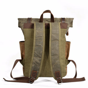 NOMAD | Sac à dos de voyage en cuir et toile cirée | 4 coloris