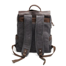 Cargar imagen en el visor de la galería, MESSENGER | Mochila para diario de cuero y lona | 5 colores
