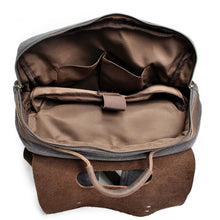 Cargar imagen en el visor de la galería, MESSENGER | Mochila para diario de cuero y lona | 5 colores
