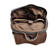 Cargar imagen en el visor de la galería, MESSENGER | Mochila para diario de cuero y lona | 5 colores
