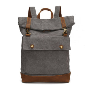 OSLO | Mochila de lona y cuero | 4 colores