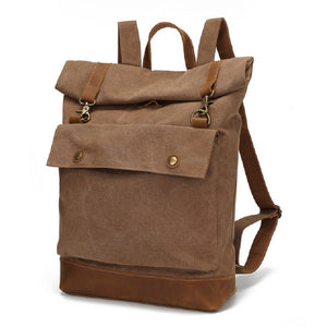 OSLO | Mochila de lona y cuero | 4 colores
