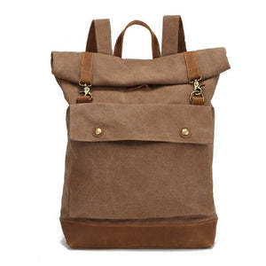 OSLO | Mochila de lona y cuero | 4 colores