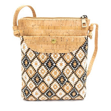 Cargar imagen en el visor de la galería, AGATHA | Bolso cruzado de corcho natural
