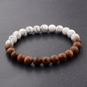 Yoga Surf - Brazalete de madera natural