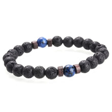 Cargar imagen en el visor de la galería, Moon - Pulsera piedra volcánica
