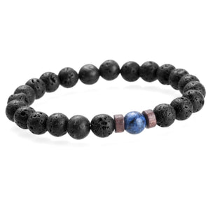 Moon - Pulsera piedra volcánica