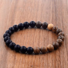 Cargar imagen en el visor de la galería, Yoga Surf - Brazalete de madera natural
