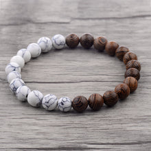 Cargar imagen en el visor de la galería, Yoga Surf - Brazalete de madera natural
