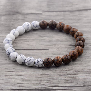 Yoga Surf - Brazalete de madera natural