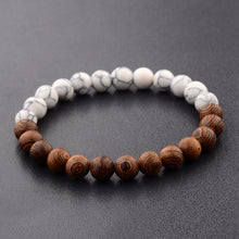 Cargar imagen en el visor de la galería, Yoga Surf - Brazalete de madera natural
