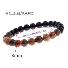 Cargar imagen en el visor de la galería, Yoga Surf - Brazalete de madera natural

