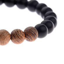 Cargar imagen en el visor de la galería, Yoga Surf - Brazalete de madera natural
