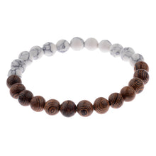 Cargar imagen en el visor de la galería, Yoga Surf - Brazalete de madera natural
