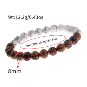 Yoga Surf - Brazalete de madera natural