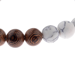 Yoga Surf - Brazalete de madera natural