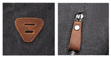 Charger l&#39;image dans la galerie, ANVERS - Sac à dos pour ordinateur portable en toile et cuir moderne - 6 couleurs
