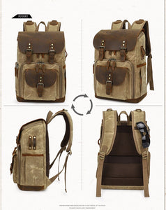 LYONS - Mochila vintage para cámara de fotos - 4 colores
