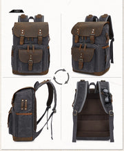 Cargar imagen en el visor de la galería, LYONS - Mochila vintage para cámara de fotos - 4 colores
