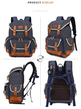 Cargar imagen en el visor de la galería, TOULOUSE - Mochila estilo casual para cámara de fotos - 3 colores
