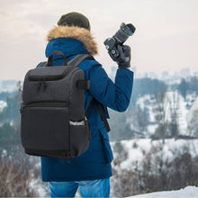 Cargar imagen en el visor de la galería, URBAN COLLECTION - ROMA - Mochila para ordenador portátil cámara de video y fotos DSLR
