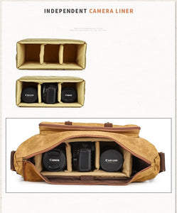GAND - Sac à bandoulière étanche pour appareil photo et vidéo pour Nikon Canon Sony
